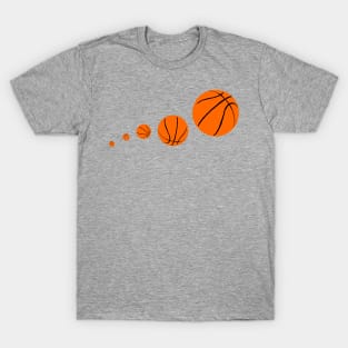 Basketball Balls Pattern T-Shirt